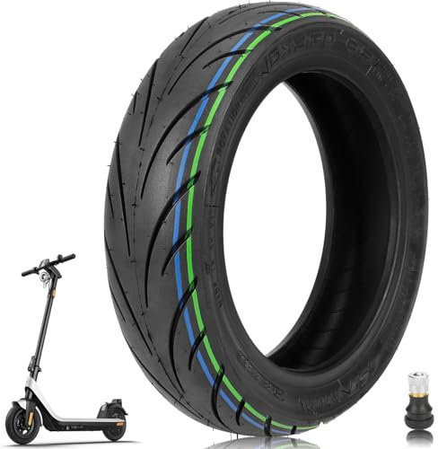 TREFAN 10 * 2,30-6,5 Ersatzräder für NIU KQi2/KQi2 Pro Elektroroller 10 Zoll Reifen Tubeless Schlauchloser Verdickt Explosionsgeschützt Langlebig Sicher Ersatzreifen mit Ventil (1 PCS)