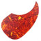 Premium Gitarre Pickguard Schildkröte Shell Design für 40 41 Zoll Akustikgitarre (Red Tortoise)