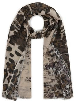 CODELLO Damen Schal mit Leo-Muster
