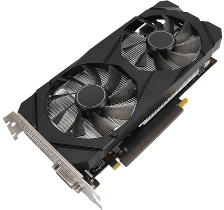 Bewinner GTX1660Ti 6 GB Grafikkarte, GDDR6 192 Bit Gaming-Grafikkarte, PCI Express 3.0 16X, HDMI, DVI-D, DP, PC-Desktop-Computer-Video-GPU für Arbeitsspiele