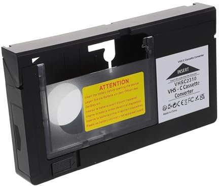 HOMSFOU VHS-c Camcorder Adapter Für Player Tapes Video Player Digital Converting Zubehör Werkzeug Konvertieren