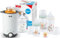 NUK Perfect Match Babyflaschenset Winnie Puuh & Thermo 3in1 Flaschenwärmer im Starter-Set | schonendes Auftauen, Erwärmen und Warmhalten flüssiger & breiförmiger Nahrung | 3 Babyflaschen + Schnuller