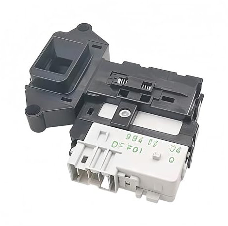 LGFMN Compatible con LG, Interruptor de retardo de Bloqueo de Puerta electrónico for Lavadora de Tambor, Cerradura electrónica de Puerta EBF49827803, Cerradura electrónica con Resorte de manija