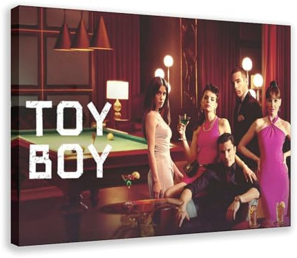 XVYLFZNP Poster der TV-Serie, Motiv: Toy Boy, 8 Stück, Leinwand-Poster, Wandkunst, Dekordruck, Bild Gemälde für Wohnzimmer, Schlafzimmer, Dekoration, 60 x 90 cm