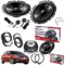 Kit 6 Casse Altoparlanti Pioneer TSG170C+TSG1320F per Fiat Bravo II dal 2007 Anteriori e Posteriori Set 2 woofer + 2 tweeter +2 coassiali 13cm +2Cp Anelli Adattatori +Connettori (NO Plug and Play)