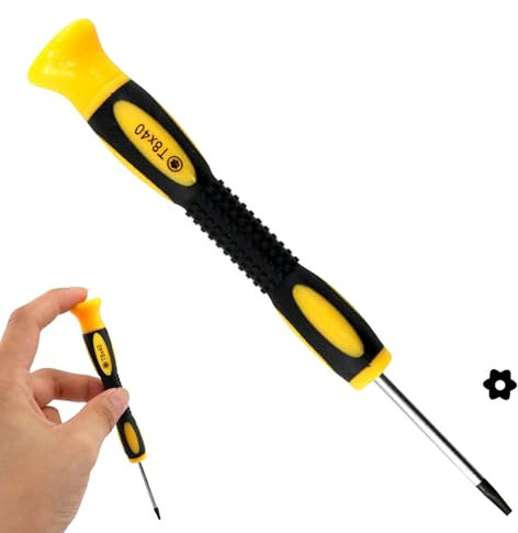 T8 T8H Torx Screwdriver for PS5 Repair, T8 Precision Screwdriver with Magnetic Tip Screwdrivers for Xbox One, Xbox 360 Controller, PS3, PS4, Wireless Controller,MacBook, S2 Steel