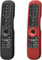 (2 Pack) CLVIZCXOM Remote Case Silicone Cover Fit for LG AN-MR21GA AN-MR21GC AN-MR22GA AN-MR22GN AN-MR23GA AN-MR24GA Smart TV Remote Control Remote Case(Red + Black)