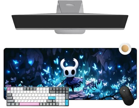 The Hollow Knight Tapis de Souris Anime 800×300×3 mm – Confort et précision – Surface antidérapante pour Gamers