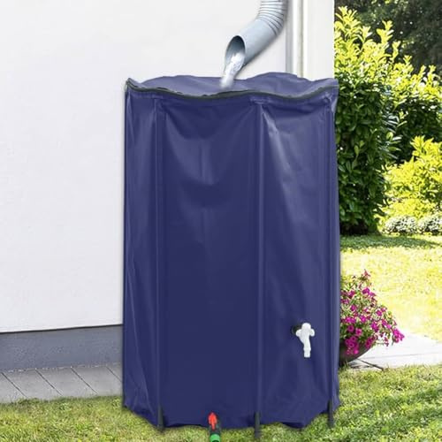 Runheo Réservoir d'eau Pliable 1000 L en PVC avec Robinet, capacité pour Irrigation Jardin pelouse, Compatible avec tuyaux Goutte asperseur programmateur, idéal pour arrosage extérieur