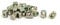 Sourcingmap M6 x 12mm Cross Dowel Slotted Barrel Nuts 20PCS for Furniture Chair