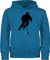 Kinder Hoodie Jungen Mädchen - Sport Kleidung - Eishockey Spieler - 116 (5/6 Jahre) - Himmelblau - 25. geburtstag reitpullover pullover kinderpullover pulli pullis hoody hoodies kinder-pullover