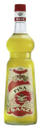 SANZ Ananas-Sirup mit 26% Ananassaft, alkoholfrei, 1 L