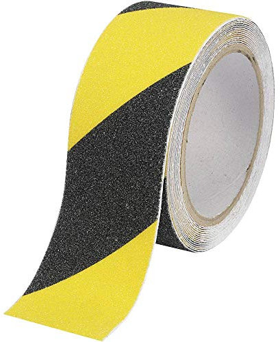 TOOLCRAFT ANST255M-YB 1564011 Anti-Rutschband Sugo Schwarz, Gelb (L x B) 5m x 25mm 1St.