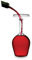 Upside Down Wine Glass Novelty Party Glassware (750ml) Full Bottle