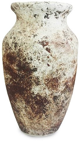 roro Handgefertigte, rustikale Keramikvase, 17,8 cm, Braun – Antiker Innen- und Außenbereich mit einem eleganten, klassischen Design