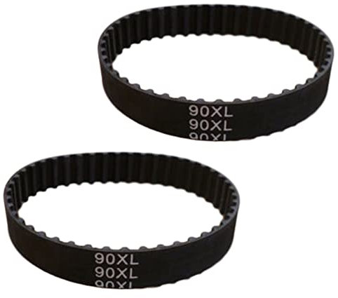 NC 914592 Lot de 2 courroies d'entraînement pour raboteuse BLA-CK DECKER DN75 DN750 KW750 SR600 Sr600 DN75 Noir
