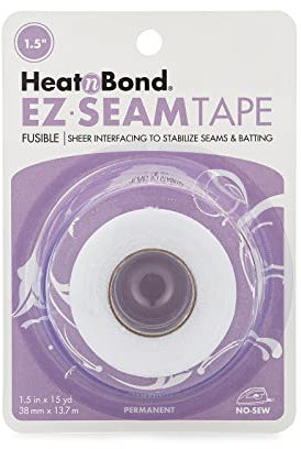 HeatnBond EZ Seam Iron-On Fusible Batting & Seam Tape-1.5X15yd