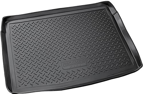 Recambo Gummi Kofferraumwanne Premium passend für VW Golf 5 Schrägheck | 1K1 | 2003-2008 | mit Notrad | passgenau mit Rand