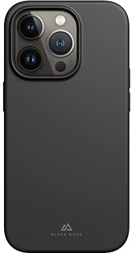 Black Rock - Hülle Urban Case Silikonhülle Passend für Apple iPhone 14 Pro I Handyhülle, Silikon, Dünn, Rutschfest (Schwarz)