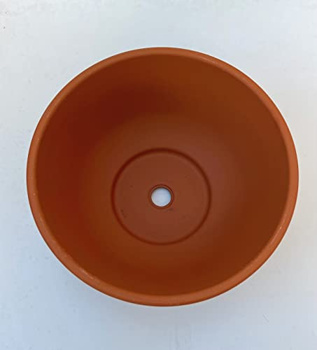 Spang Classic Ribbed Terracotta Planter Bowl - 19.5cm W x 9.5cm H (RB19) (1 Pot)