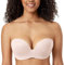 DELIMIRA Femme Soutien-Gorge Bandeau Ultimate Strapless sans Couture Rose Blanc 110G