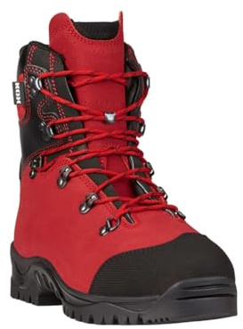 KOX Schnittschutzstiefel/Schnittschutzschuhe DUE Rot Größe 48