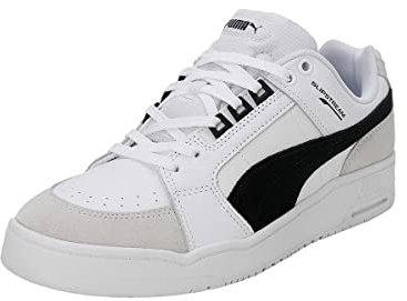 Puma Unisex-Erwachsene Slipstream Lo Suede FsSneaker, Weiß-Schwarz, 47.5 EU