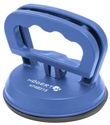 Högert Technik - Sollevatore a ventosa resistente Ventosa 40 kg Ventose extra forti, ventosa singola viene utilizzata per il trasporto di vetri della finestra, oggetti lisci e piastrelle in
