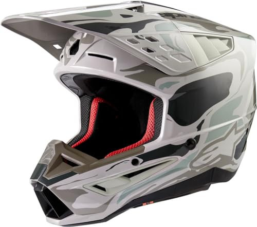 Alpinestars Motocross-Helm S-M5 Grau Gr. M