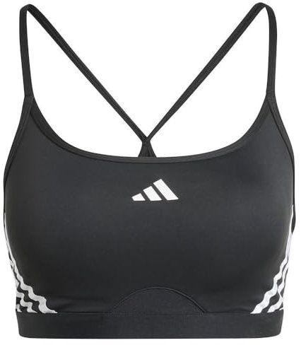adidas Damen AeroReact Training Bra, Black, M