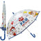 PAW PATROL Regenschirm Kinder, Stockschirm in Glockenform, Transparent - Geschenke für Kinder (Blau)