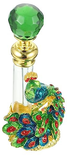 OUNONA Vintage Parfümflasche 4 Ml Nachfüllbare Leere Duftflasche Aus Kristallglas Dekorative Retro Flasche Für Ätherische Öle Für Reisen Und Aromatherapie