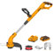 INGCO Débroussailleuse sans Fil 20V, Moteur sans Balais, Largeur de Coupe de 30cm, Coupe Bordure sans Fil, 8200 TR/Min avec 1 Batterie 2,0 Ah et Chargeur CGTLI20301