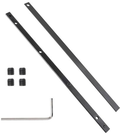 GIONAR Guide Rail Connector Kit for Makita P-45777 SP6000, Compatible with Festool, Bosch, DeWALT Track Saws - Guide Rail Joining Bar Connector for Long Cuts