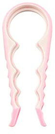 Flaschenöffner JAR Opener, Easy Grip Flaschenöffner Twist Off Deckel Schnellöffnung Kochen Alltag for schwache Hände und arthritisch Flaschenöffner Schlüsselanhänger(Pink)
