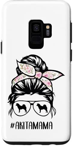 Hülle für Galaxy S9 akita mom chaotisch brötchen haarbrille akita mama