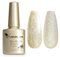 VENALISA Gel Nail Polish 7.5ml Gold Glitter Color Gel Polish Soak Off UV LED Long-Wear Mirror Shine Essential for Nail Art Salon-Quality Manicure at Home