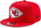 New Era NFL 9FIFTY Snapback Team-Farbe, verstellbare Mütze, Einheitsgröße, Kansas City Chiefs - Rot, Einheitsgröße