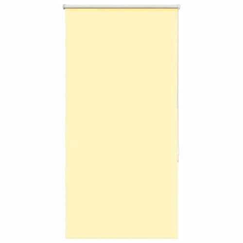 vidaXL Verdunkelungsrollo Gelb 65x175 cm Stoffbreite 60,7 cm Polyester, Rollo, Klemmfix, Thermorollo, Verdunklungsrollo, Klemmrollo, Fensterrollo