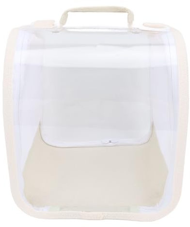 Transparente Beobachtungsnetz -Käfig Multifunktional Tragbarer Faltungskäfig -Terrarium -Beige