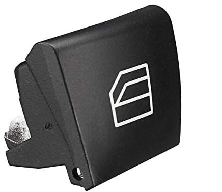 Elektrischer Fensterheber Knopf,Fensterheber Taste 1 stück Fensterschalter Linke Ersatztaste Abdeckkappe fit verwendung Passend für Mercedes A B-Klasse W245 W169 Autofenster Switch Cap Car-String
