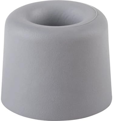 Hettich Türstopper Bodenmontage/Wandmontage zum Schrauben | Türpuffer Kunststoff Gummi grau, Ø 40 mm Höhe 40 mm | Qualitätsprodukt vom Hersteller Hettich Artikelnummer 62821 inkl. Schraube und Dübel