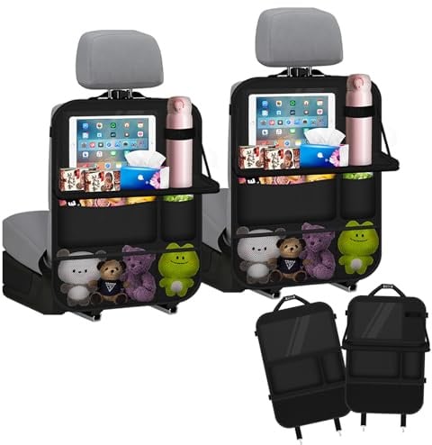 Behiruch Multifunktional Autositz Organizer, 2 Stück Auto Organizer Kinder