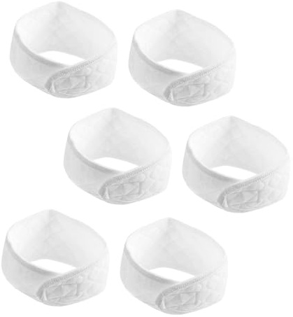 Abaodam Weißes Nabelschnur Bauchschnurband für Neugeborene mit Verstellbarem Design 6 Stück aus Baumwolle zum Schutz der Nabelwunde bei Shower