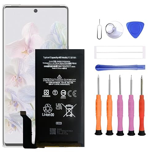 VUXYIT GMSB3 Compatible with Google Pixel 6 Replacement Battery with Repair Tool Kit