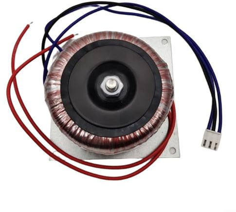 URPIZY Trasformatore toroidale Dual 15 V 18 V 20 V 100 W per alimentatori audio, compatto 9 cm flusso basso per amplificatore HiFi (Dual 15 V)