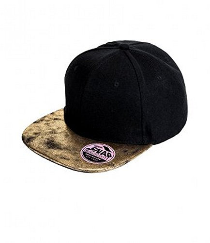 Result Herren Bronx Glitter Snapback Kappe (Einheitsgröße) (Schwarz/Gold)