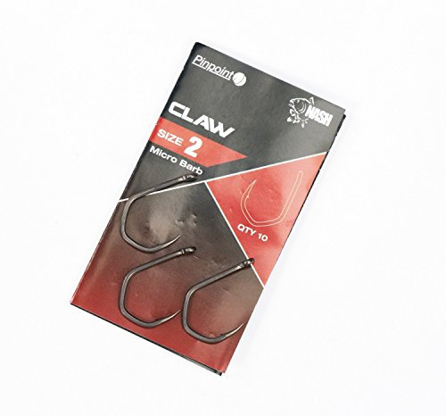 Nash Pinpoint Claw Micro Barbed Carp Hooks: 8