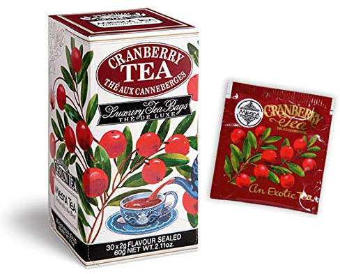 Tè al Mirtillo Rosso Tea Mlesna confezione da 180 filtri - Tè nero di Ceylon con mirtilli rossi americani