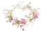 Vivivalue Boho-Blumenkrone, verstellbar, Blumenkranz, Blumenkranz, Blumen-Kopfschmuck, Heiligenschein mit Band, Hochzeit, Party, Festival, Fotos, Rosa
